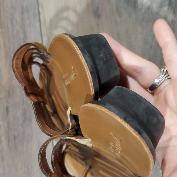 Paul Green Wilma munched sandals flats flip flop Strappy sz UK 5.5 US 8 - Picture 5 of 11